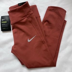Burnt Orange Nike Dri Fit leggings